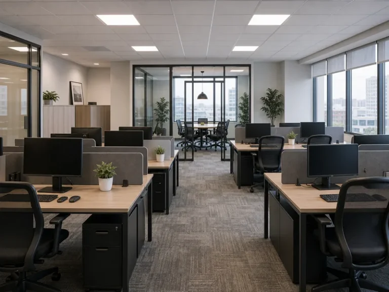 Combien de personnes peuvent tenir dans un bureau de 1000 sq ft ? Habituellement 6–10