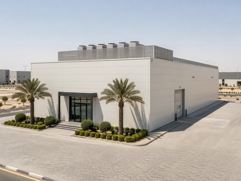 Cold storage building for sale — pharmaceutical cold chain PIR fire-rated panel structure at 2–8°C, Middle East