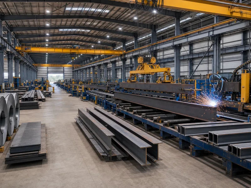 H-beam and C/Z purlin fabrication line