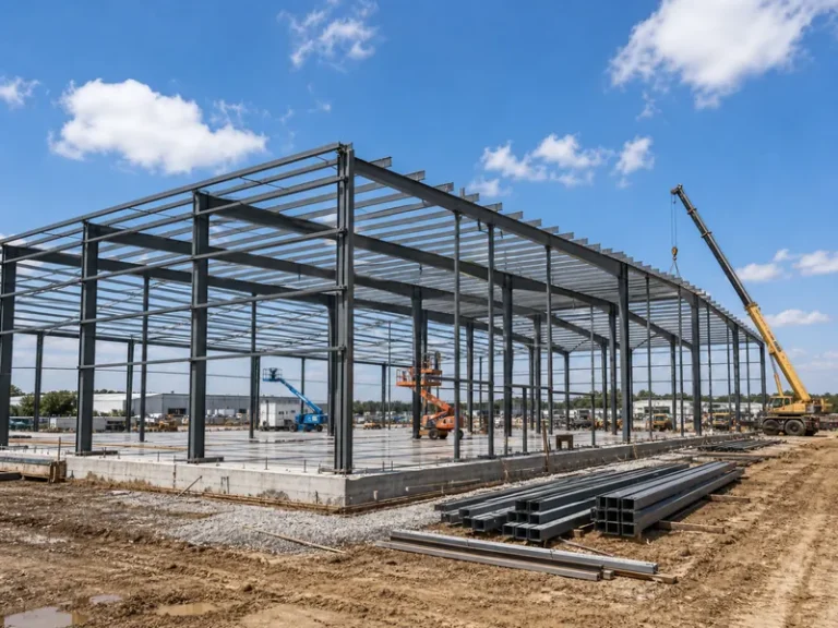 Building Industrial Buildings from Site to Steel Frame