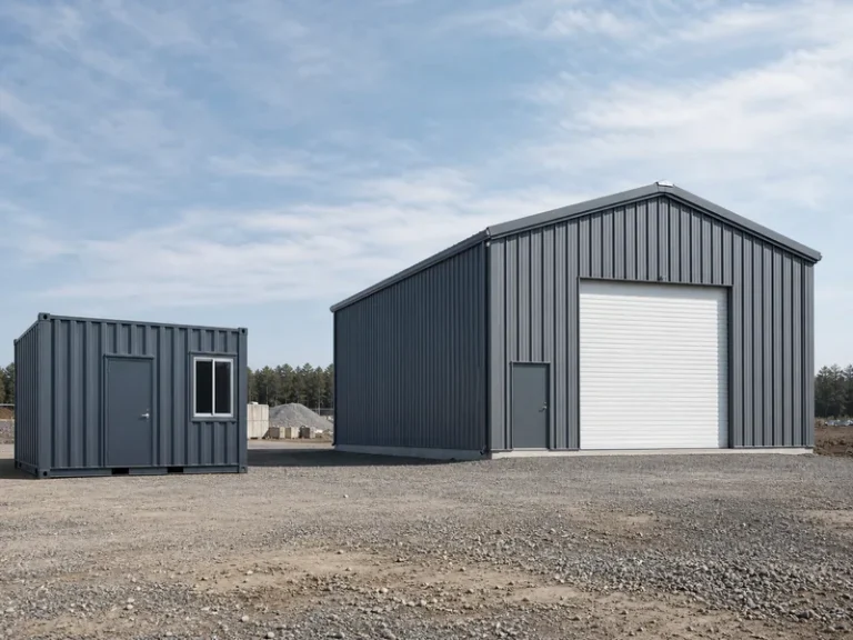 Bâtiment conteneur vs. bâtiment en acier : quand chacun l’emporte