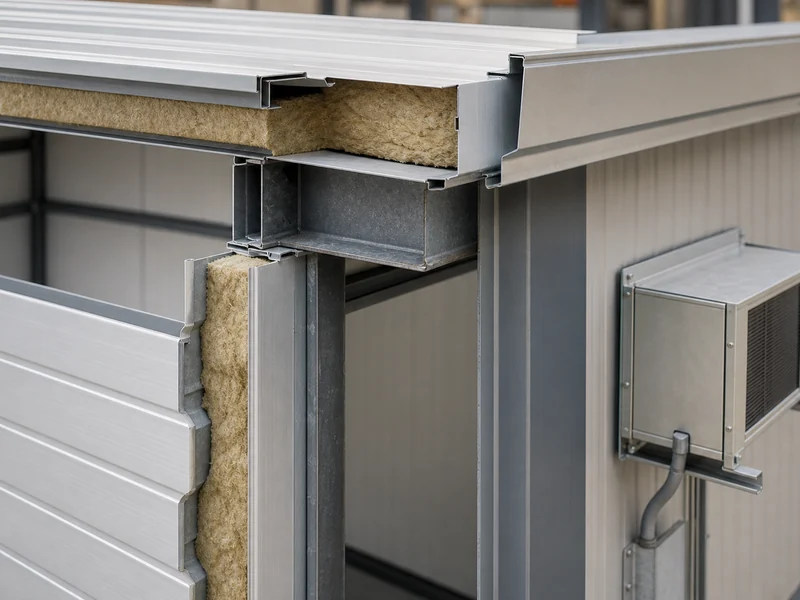Insulated steel building envelope and HVAC that hold controlled ambient storage conditions