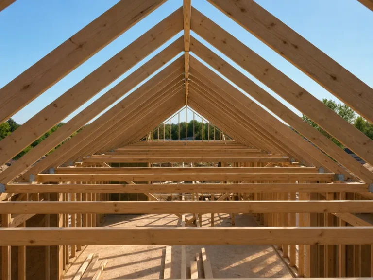 Vigas de entrepiso frente a vigas de techo, desde la estructura de madera hasta el acero