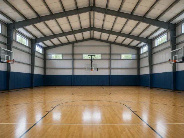 Guía de costos para gimnasios de baloncesto con estructuras metálicas