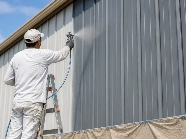 Metal Building Paint: Factory Coatings vs Field Repainting