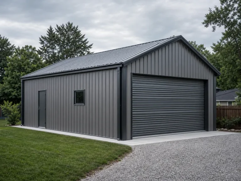 Coût d’un garage métallique : de la structure en kit au projet clé en main