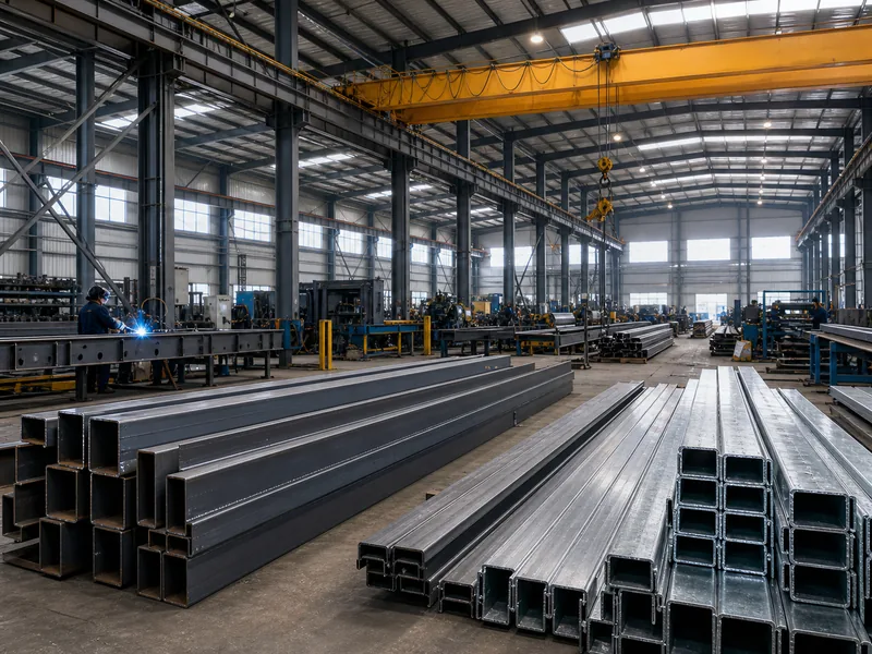 Steel fabrication shop