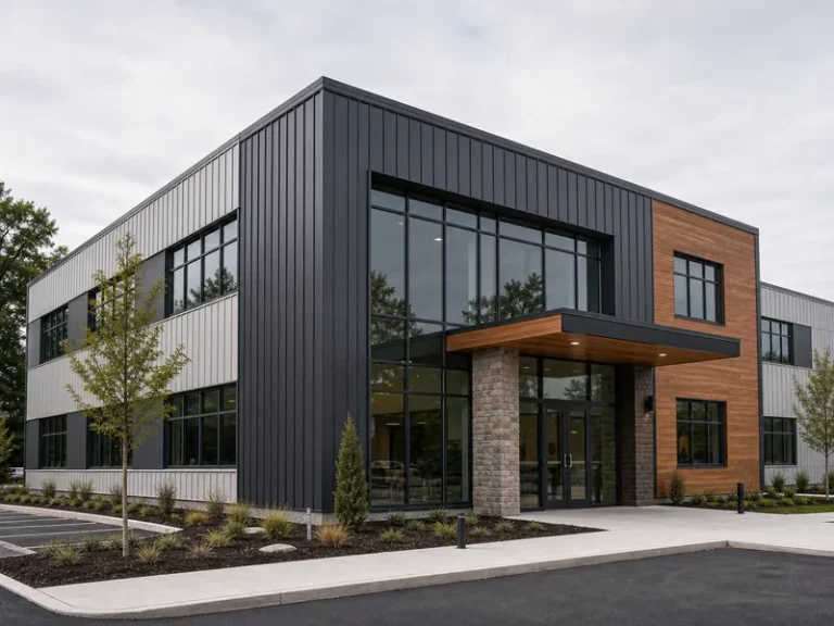 Metal Office Building Designs From Facade to Floor Plan