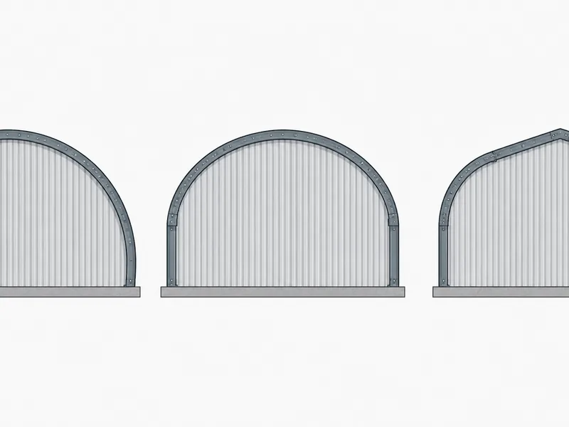 Cross-section comparison of three profiles