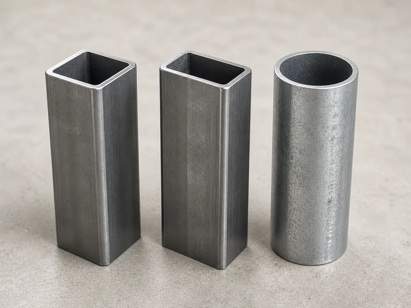 Cut ends of square, rectangular, and round HSS tube steel members