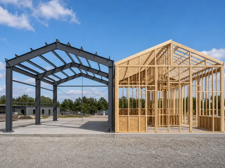 Steel vs Wood Frame Building When Span Matters