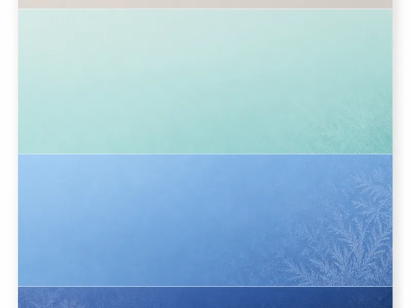 Color-coded temperature zones from ambient warehouse down to freezer storage